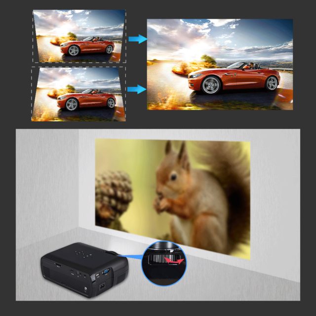 New Mini LED Projector With TV Support