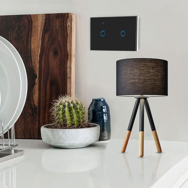 Wireless Smart Light Switches with Wi-Fi Control Functionality