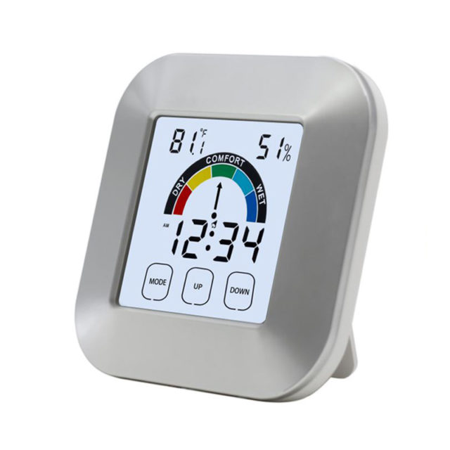 Indoor Smart Thermometer With Touchscreen For Wall