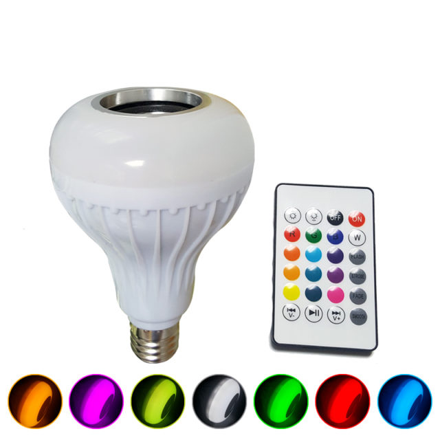 Smart Wireless Bluetooth Dimmable LED Bulb Light Lamp