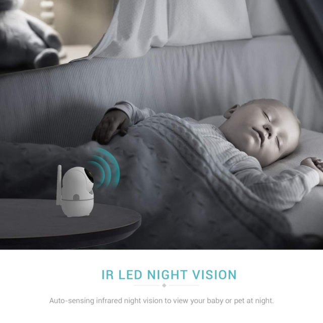 Wireless Baby Monitor with Two-Way Audio